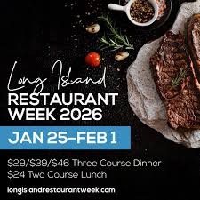 Long Island Restaurant Week — Winter 2026